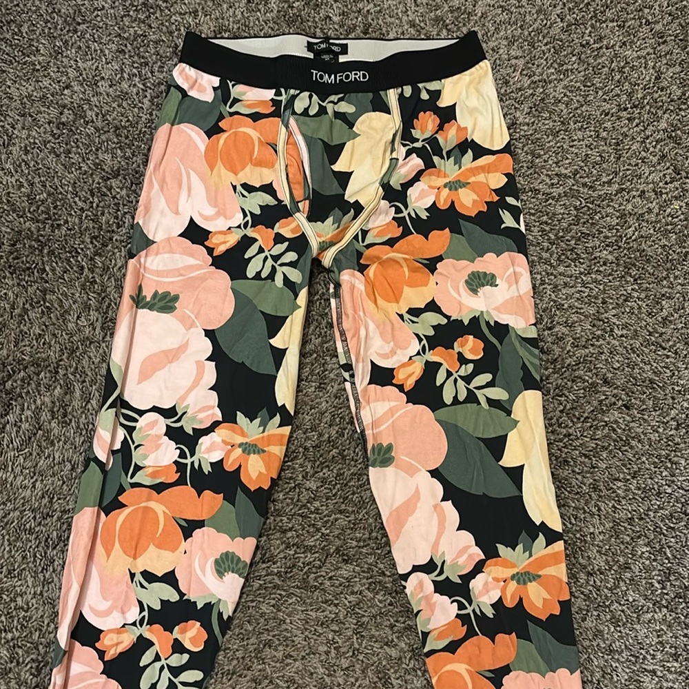 Tom Ford abstract floral long Johns